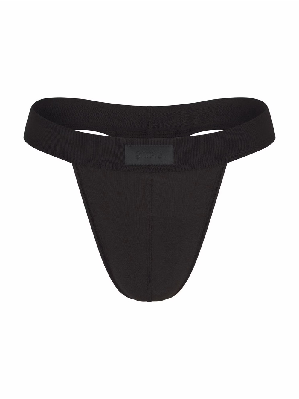 SKIMS Men's Black Cotton Thong Underwear